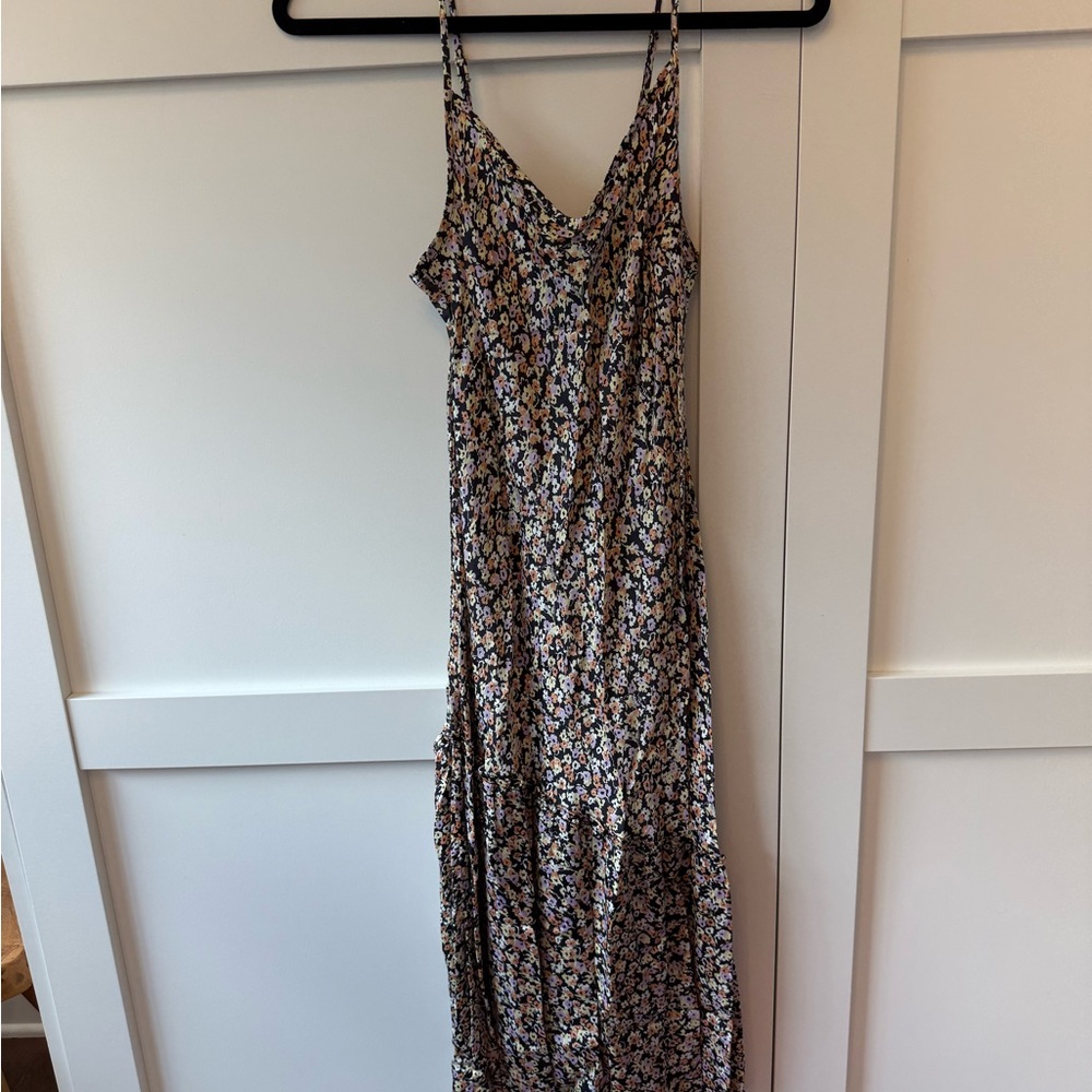 Nation LTD Floral Spaghetti Strap Maxi Dress